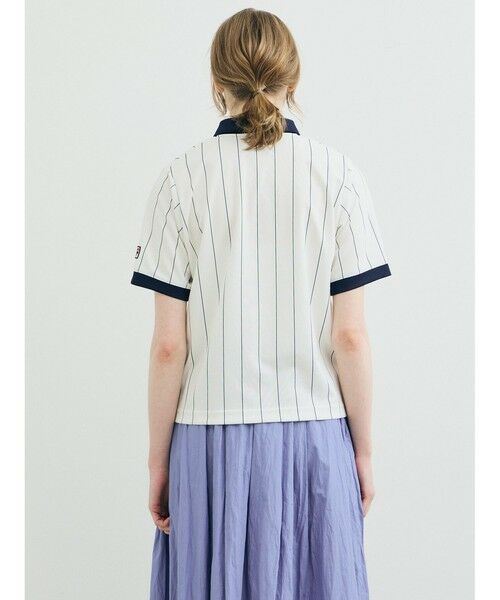 MARMARMAR / マーマーマー シャツ・ブラウス | MARMARMAR FILA ストライプポロ | 詳細22