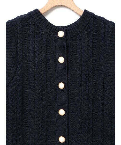 MARMARMAR / マーマーマー ベスト | MARMARMAR FILAニットベスト | 詳細6