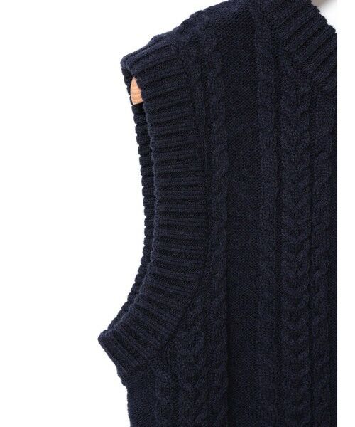 MARMARMAR / マーマーマー ベスト | MARMARMAR FILAニットベスト | 詳細7