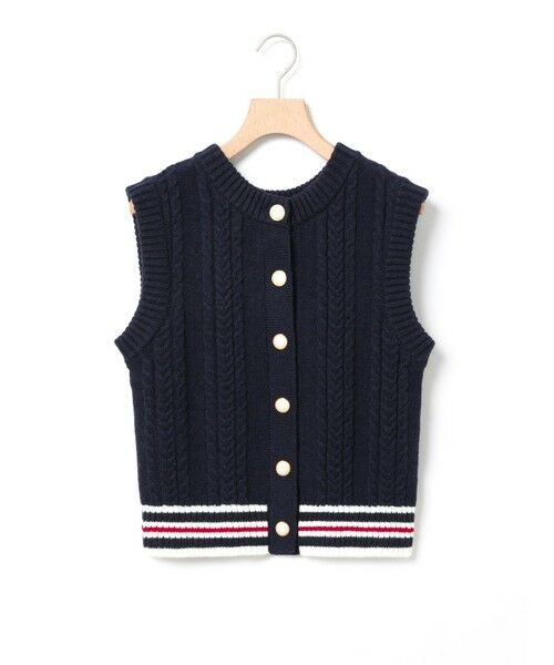 MARMARMAR / マーマーマー ベスト | MARMARMAR FILAニットベスト | 詳細1