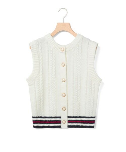 MARMARMAR / マーマーマー ベスト | MARMARMAR FILAニットベスト | 詳細12