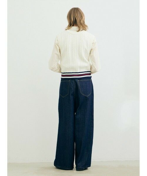 MARMARMAR / マーマーマー ベスト | MARMARMAR FILAニットベスト | 詳細15