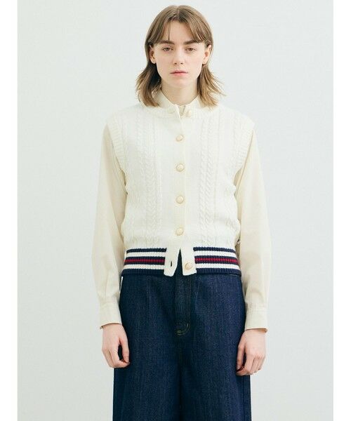 MARMARMAR / マーマーマー ベスト | MARMARMAR FILAニットベスト | 詳細16