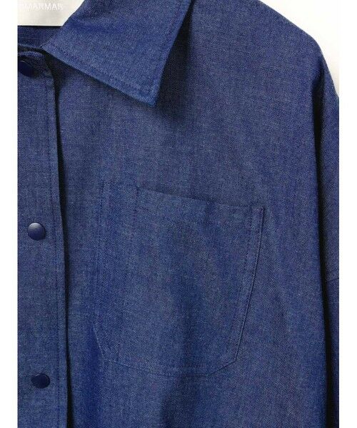 MARMARMAR / マーマーマー Gジャン・デニムジャケット | MARMARMAR デニムビッグシャツジャケット | 詳細4