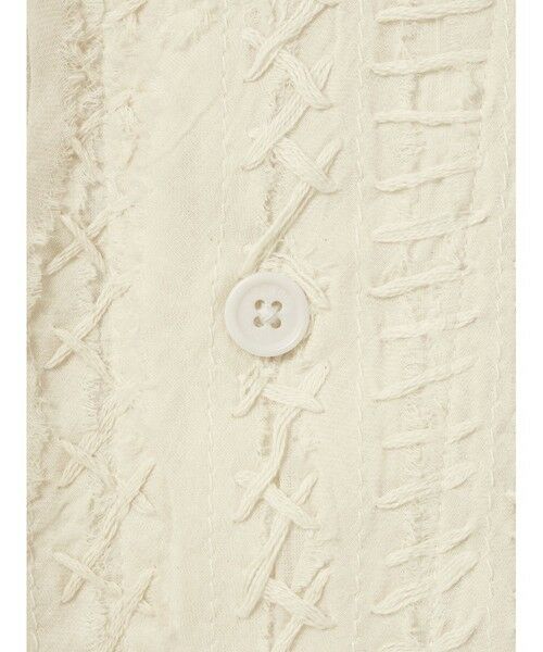 MARMARMAR / マーマーマー シャツ・ブラウス | MARMARMAR 刺繍オープンカラーショートシャツ | 詳細1