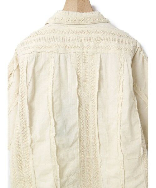 MARMARMAR / マーマーマー シャツ・ブラウス | MARMARMAR 刺繍オープンカラーショートシャツ | 詳細10