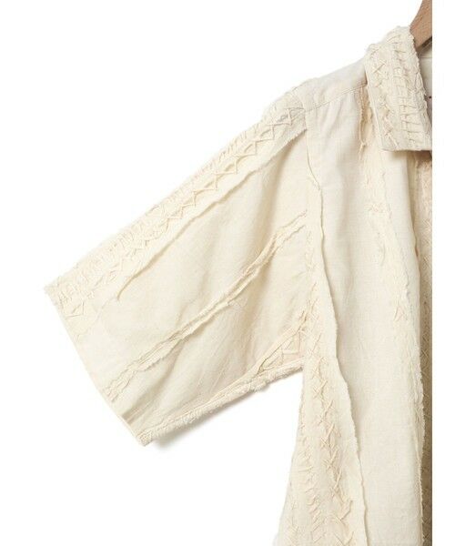 MARMARMAR / マーマーマー シャツ・ブラウス | MARMARMAR 刺繍オープンカラーショートシャツ | 詳細6
