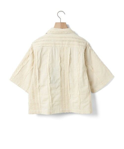 MARMARMAR / マーマーマー シャツ・ブラウス | MARMARMAR 刺繍オープンカラーショートシャツ | 詳細9