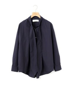 MARMARMAR / マーマーマー シャツ・ブラウス（半袖以外） | MARMARMAR リボン付きシャツカラー