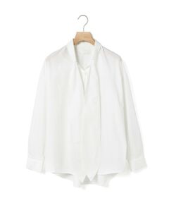 MARMARMAR / マーマーマー シャツ・ブラウス（半袖以外） | MARMARMAR リボン付きシャツカラー
