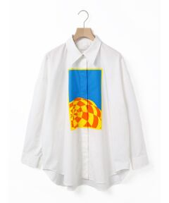 MARMARMAR / マーマーマー シャツ・ブラウス | MARMARMAR ""UP""プリントワイドシャツ