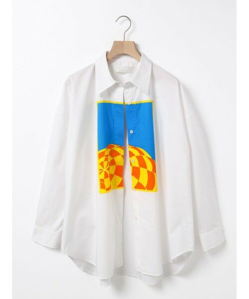 MARMARMAR / マーマーマー シャツ・ブラウス | MARMARMAR ""UP""プリントワイドシャツ | 詳細2