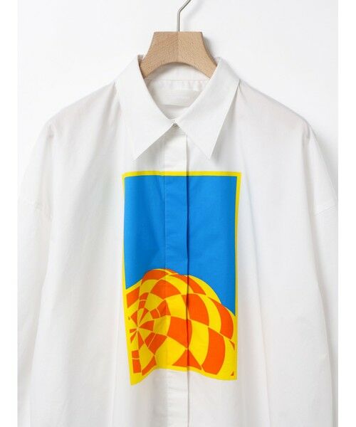MARMARMAR / マーマーマー シャツ・ブラウス | MARMARMAR ""UP""プリントワイドシャツ | 詳細3