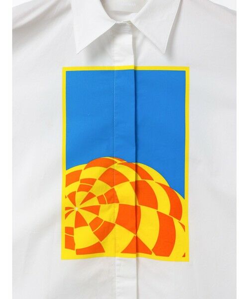 MARMARMAR / マーマーマー シャツ・ブラウス | MARMARMAR ""UP""プリントワイドシャツ | 詳細4