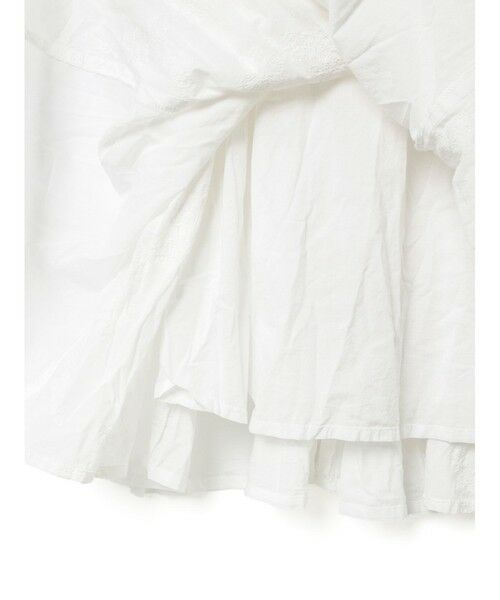 MARMARMAR / マーマーマー ミニ・ひざ丈スカート | MARMARMAR レーススイッチングボリュームスカート | 詳細7