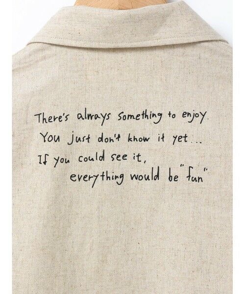 MARMARMAR / マーマーマー その他アウター | MARMARMAR バックプリントワークジャケット | 詳細9