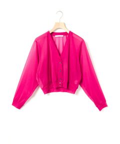 MARMARMAR / マーマーマー カーディガン・ボレロ | MARMARMAR シアーカットソーカーディガン