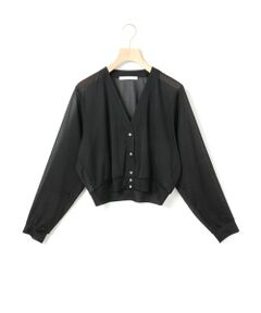 MARMARMAR / マーマーマー カーディガン・ボレロ | MARMARMAR シアーカットソーカーディガン