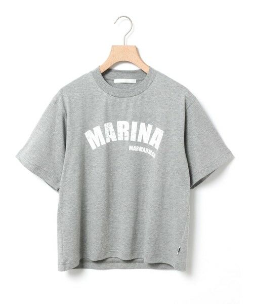 MARMARMAR/マーマーマー MARMARMAR プリントT(MARINA) グレー(color91) FREE MARMARMAR/マーマーマー MARMARMAR プリントT(MARINA) グレー(color91) FREE