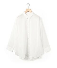 MARMARMAR / マーマーマー シャツ・ブラウス | MARMARMAR シアーバックコクーンレギュラーシャツ