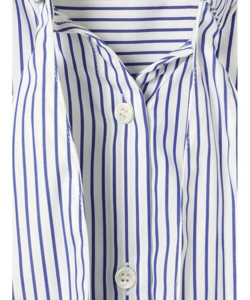 MARMARMAR / マーマーマー シャツ・ブラウス | MARMARMAR リボン付きフレンチスリーブシャツ | 詳細1