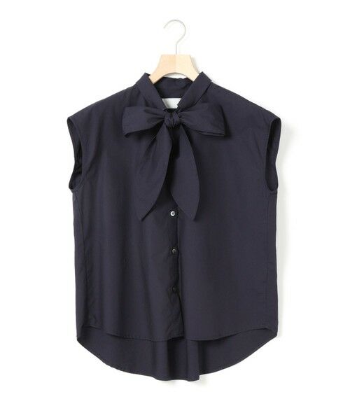 MARMARMAR / マーマーマー シャツ・ブラウス | MARMARMAR リボン付きフレンチスリーブシャツ | 詳細4