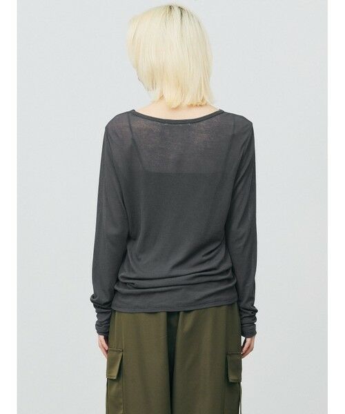 MARMARMAR / マーマーマー カットソー（半袖以外） | MARMARMAR クルーネックシアープルオーバー | 詳細16