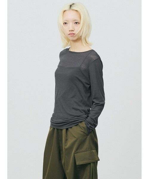 MARMARMAR / マーマーマー カットソー（半袖以外） | MARMARMAR クルーネックシアープルオーバー | 詳細15