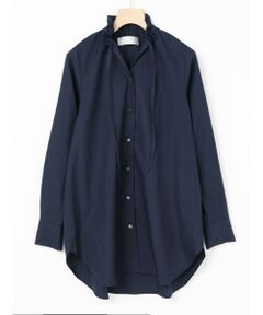 MARMARMAR / マーマーマー チュニック | MARMARMAR スピンドルギャザーネックシャツチュニック