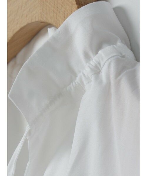 MARMARMAR / マーマーマー チュニック | MARMARMAR スピンドルギャザーネックシャツチュニック | 詳細2