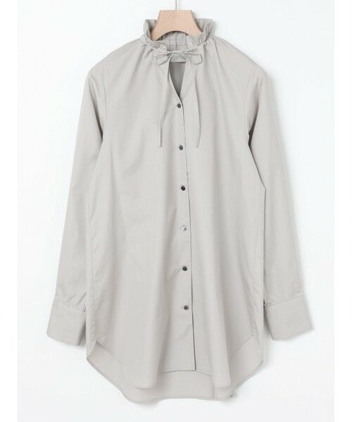 MARMARMAR / マーマーマー チュニック | MARMARMAR スピンドルギャザーネックシャツチュニック | 詳細4