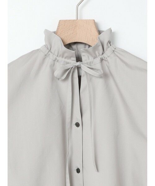 MARMARMAR / マーマーマー チュニック | MARMARMAR スピンドルギャザーネックシャツチュニック | 詳細5