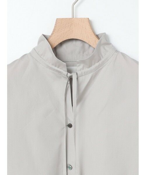 MARMARMAR / マーマーマー チュニック | MARMARMAR スピンドルギャザーネックシャツチュニック | 詳細7