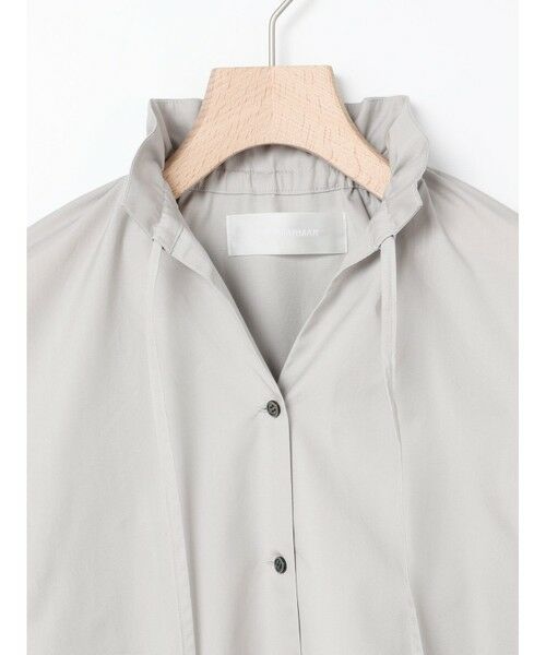 MARMARMAR / マーマーマー チュニック | MARMARMAR スピンドルギャザーネックシャツチュニック | 詳細8