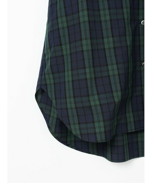 MARMARMAR / マーマーマー チュニック | MARMARMAR スピンドルギャザーネックシャツチュニック(チェック) | 詳細11