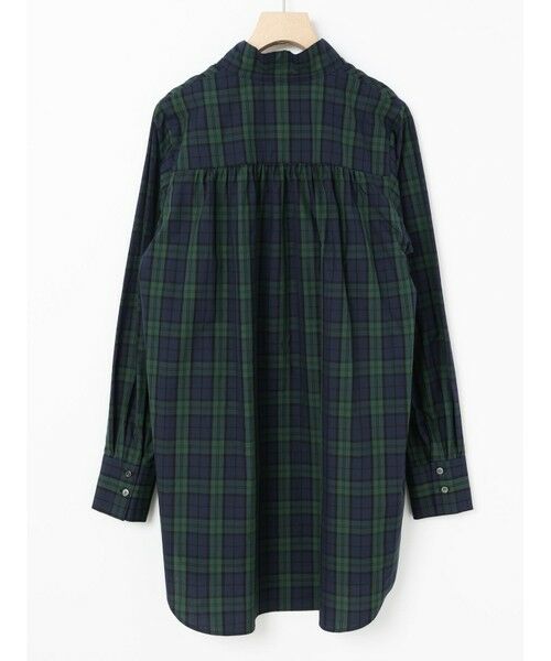 MARMARMAR / マーマーマー チュニック | MARMARMAR スピンドルギャザーネックシャツチュニック(チェック) | 詳細12