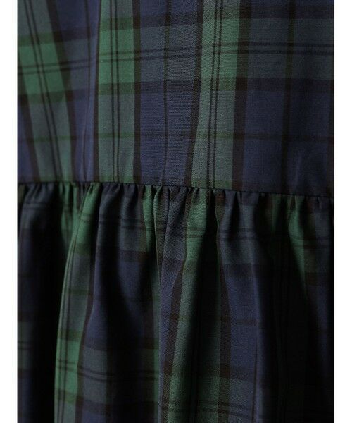 MARMARMAR / マーマーマー チュニック | MARMARMAR スピンドルギャザーネックシャツチュニック(チェック) | 詳細14