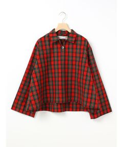 MARMARMAR / マーマーマー シャツ・ブラウス（半袖以外） | MARMARMAR ポロカラー ロング スリーブ プルオーバー(チェック)