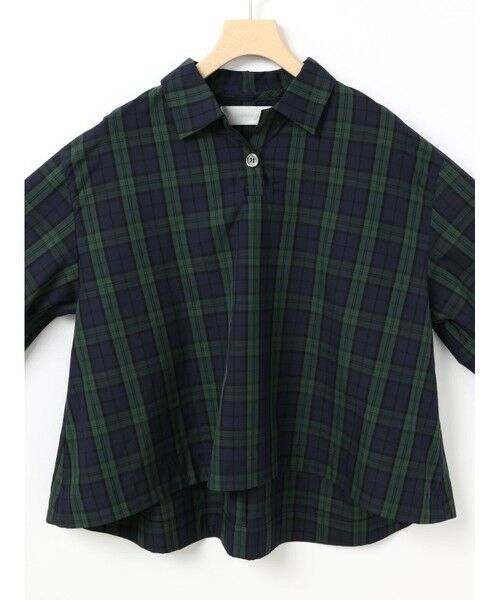 MARMARMAR / マーマーマー シャツ・ブラウス（半袖以外） | MARMARMAR ポロカラー ロング スリーブ プルオーバー(チェック) | 詳細3