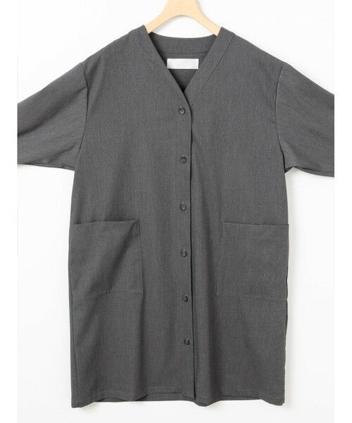 MARMARMAR / マーマーマー カーディガン・ボレロ | MARMARMAR ウーブンVネックカーディガン | 詳細4