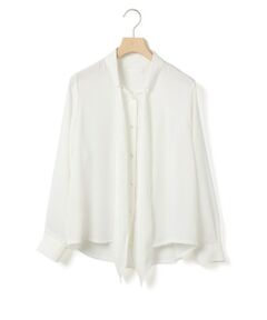 MARMARMAR / マーマーマー シャツ・ブラウス | MARMARMAR リボンクラシックシャツ