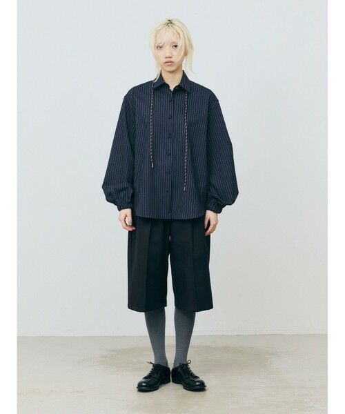 MARMARMAR / マーマーマー シャツ・ブラウス | MARMARMAR PL/RYストレッチコードタイシャツ | 詳細11