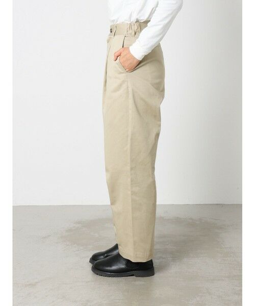 MARMARMAR / マーマーマー チノ・ワークパンツ | MARMARMAR ハイウエストワイドチノパンツ | 詳細6
