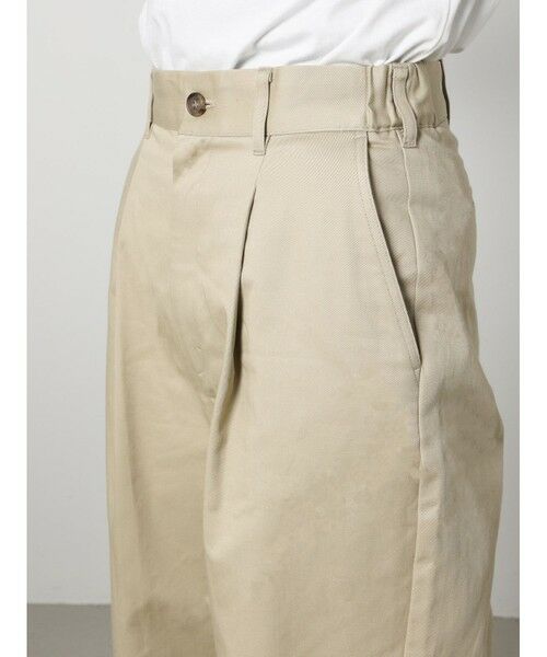 MARMARMAR / マーマーマー チノ・ワークパンツ | MARMARMAR ハイウエストワイドチノパンツ | 詳細8
