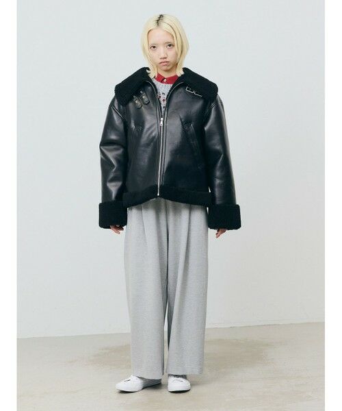 MARMARMAR / マーマーマー その他パンツ | MARMARMAR タックワイドスウェットパンツ | 詳細13