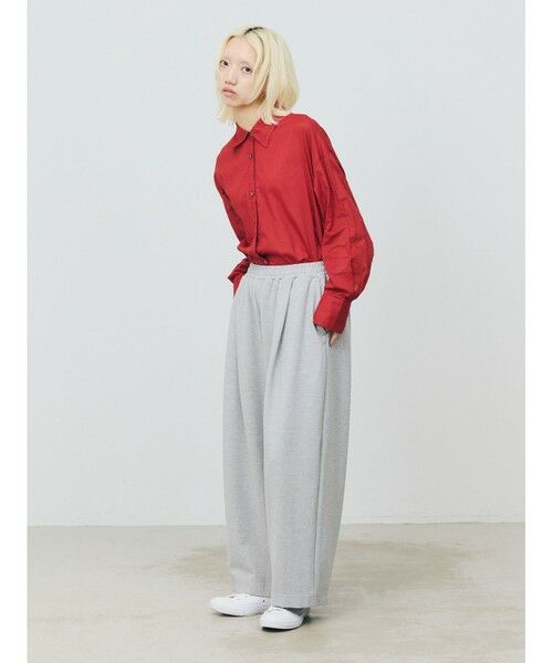 MARMARMAR / マーマーマー その他パンツ | MARMARMAR タックワイドスウェットパンツ | 詳細5
