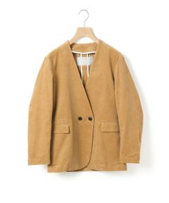 MARMARMAR / マーマーマー ノーカラージャケット | MARMARMAR ノーカラーコーデュロイジャケット