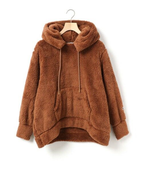 MARMARMAR / マーマーマー カットソー | RUSSELL ×MARMARMAR ボアフーディ(ブラウン(color44))