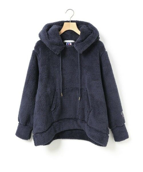 MARMARMAR/マーマーマー RUSSELL ×MARMARMAR ボアフーディ ネイビー(color77) FREE MARMARMAR/マーマーマー RUSSELL ×MARMARMAR ボアフーディ ネイビー(color77) FREE