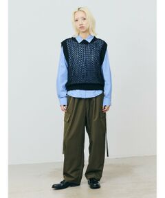 MARMARMAR / マーマーマー ニット・セーター | MARMARMAR テープヤーンメッシュベスト